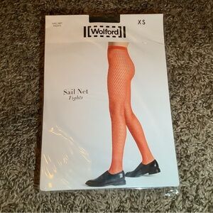 Wolford sail net tights, color black, size: XS